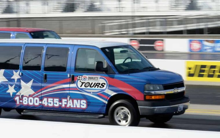 Daily tours available at Charlotte Motor Speedway