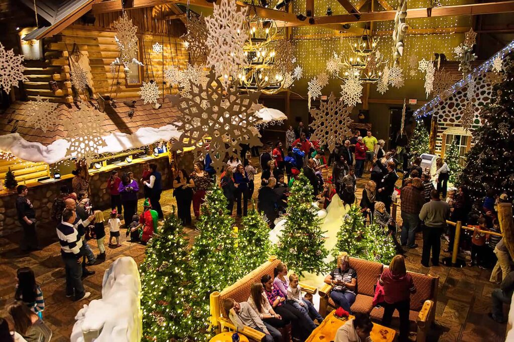 Christmas decorations at Snowland