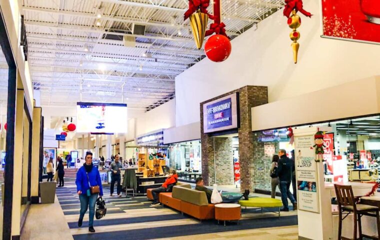 Holiday shoppers at Concord Mills in Cabarrus County, North Carolina.