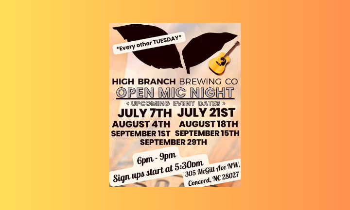 Open Mic Night at High Branch Brewing