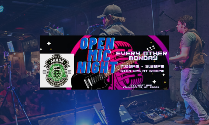 Open Mic Night at Old Armor Beer Company | Explore Cabarrus