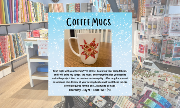 Coffee Mug Craft Class