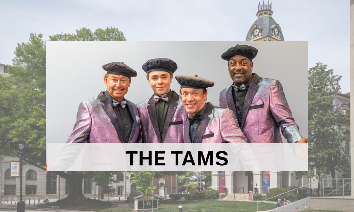 On Stage at the Davis Presents: The Tams