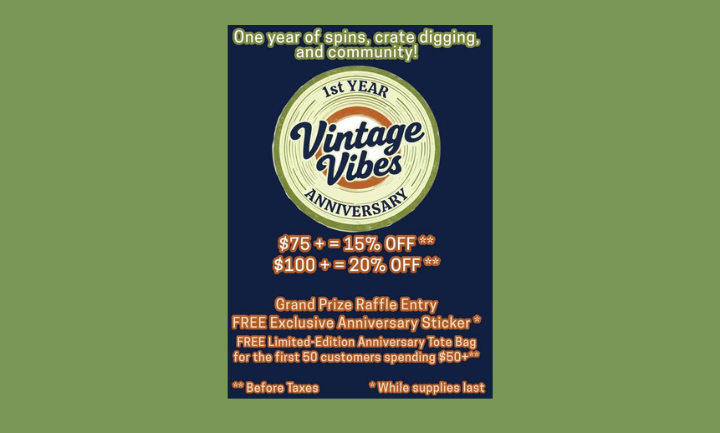 Vintage Vibes One Year Anniversary Celebration